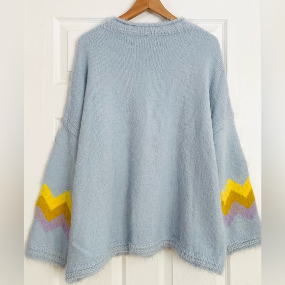 Free People Just Peachy Pullover Sweater Size M - Picture 5 of 5